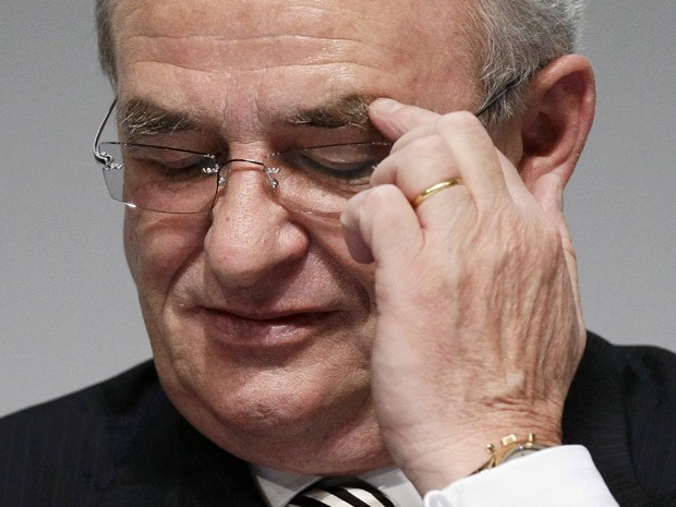 Martin Winterkorn, presidente-executivo da Volkswagen, renuncia (Foto: Alex Domanski/Arquivo Reuters)