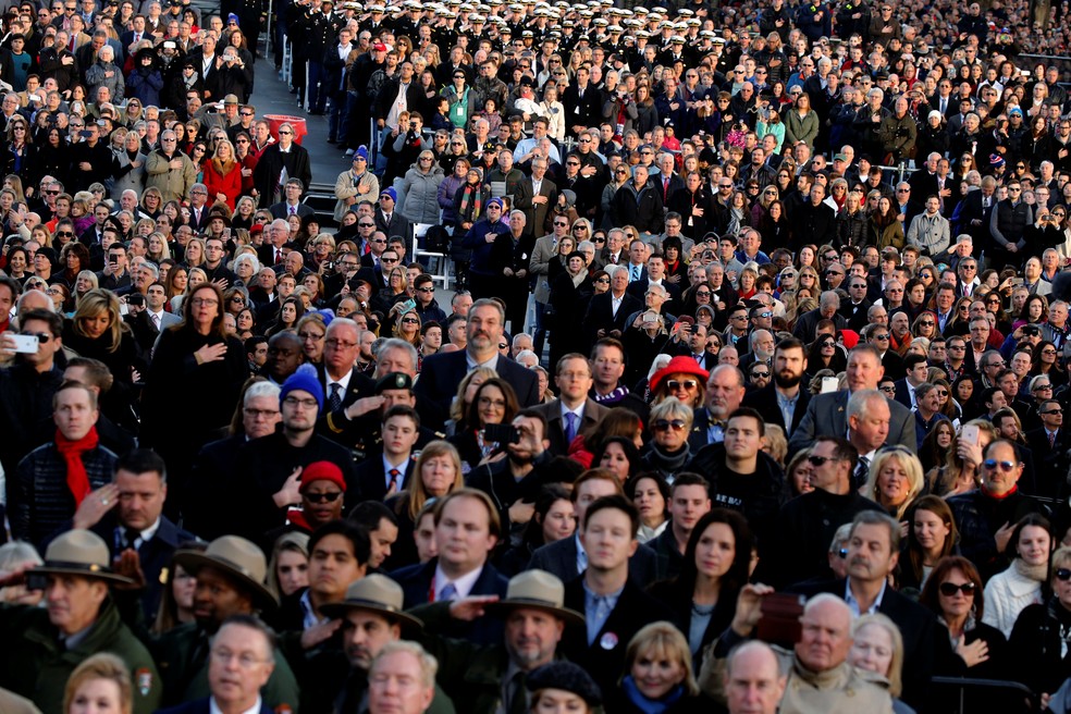 Público acompanha cerimônia no Lincoln Center, em Washington (Foto: REUTERS/Jonathan Ernst)