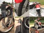 Saiba como subir com seguran�a a moto na ca�amba de uma picape
