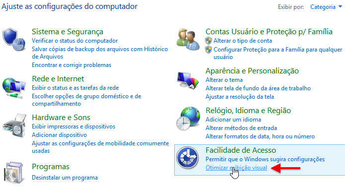 Acessando configuração de acessibilidade (Foto: Reprodução/Helito Bijora)