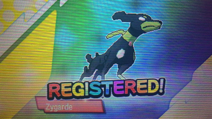 Zygarde em sua forma 10% (Foto: Reprodução/Tais Carvalho)