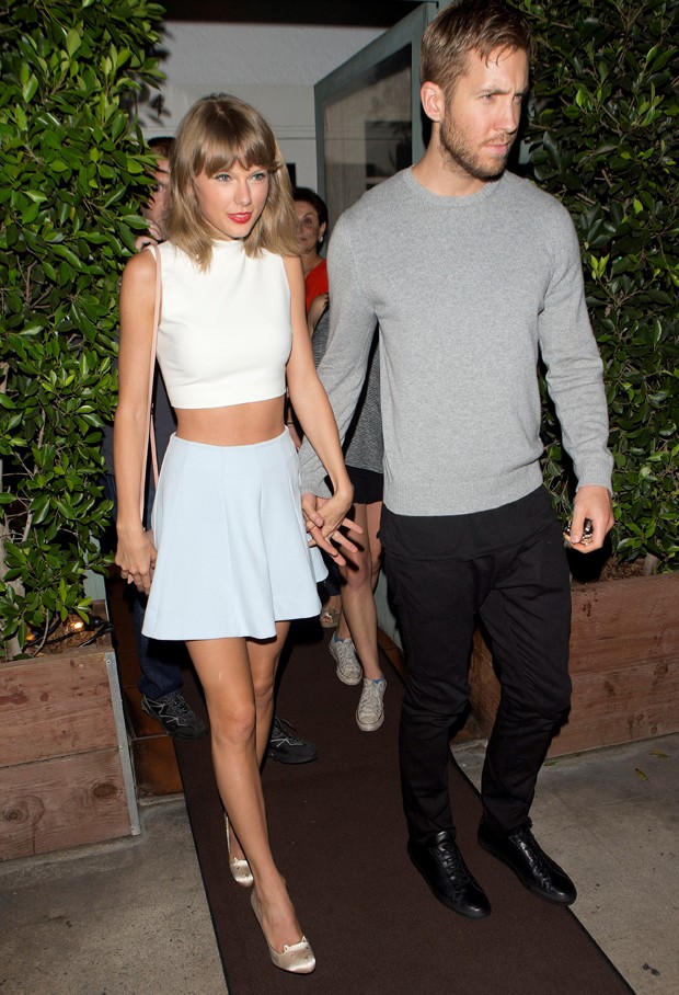Taylor Swift e Calvin Harris (Foto: AKM-GSI)