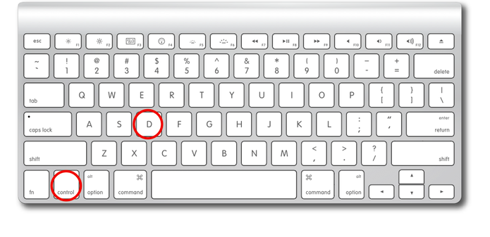 O comando é similar a função do botão Delete do Windows (Reprodução/ Gabriella Fiszman)