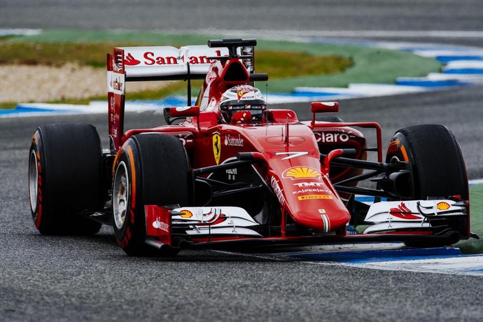 Kimi Raikkonen - Ferrari - dia 3 testes Jerez de la Frontera (Foto: Divulgação)