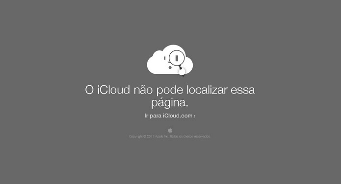 Página de verificação do status do Bloqueio de Ativação está fora do ar (Foto: Reprodução/Apple)