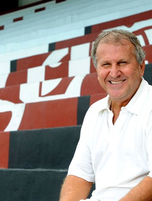 Zico no Flamengo (Foto: Alexandre Vidal / Fla Imagem)