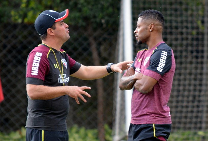 Andre Jardine Michel Bastos São Paulo (Foto: Érico Leonan / saopaulofc.net)