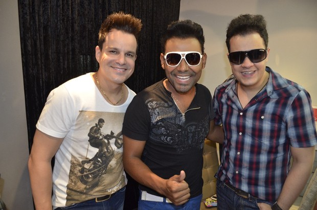 Coletiva da Claudia Leitte com Pablo do Arrocha e João Neto & Frederico (Foto: Fred Pontes / Divulgação) Coletiva da Claudia Leitte com Pablo do Arrocha e João Neto & Frederico (Foto: Fred Pontes / Divulgação)