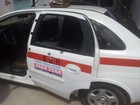 'Parei e começaram
a atirar', diz taxista (Antônio Netto/ Inter TV Cabugi)