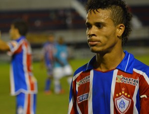 Júnior Santos lamenta 'falta de sorte' do Itabaiana (Foto: Felipe Martins/GLOBOESPORTE.COM)