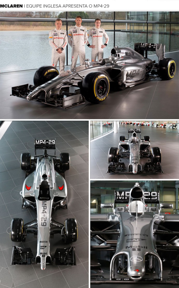 MOSAICO - Lançamento carro mclaren 2014 (Foto: Reprodução / Site Oficial da McLaren)