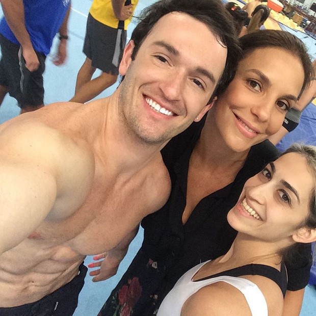 Diego Hypolito, Ivete Sangalo e Danielle Hypolito (Foto: Instagram / Reprodução) Diego Hypolito, Ivete Sangalo e Danielle Hypolito (Foto: Instagram / Reprodução)