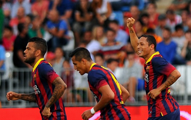 adriano barcelona x almeria (Foto: AFP)