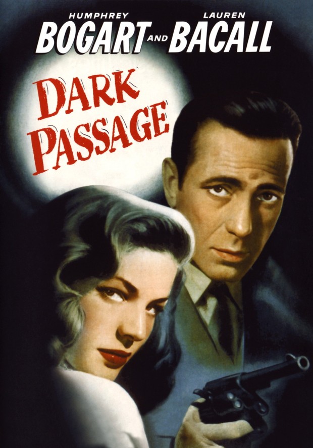 Lauren Bacall e Humphrey Bogart  no poster de Dark Passage (Foto: Divulgação)