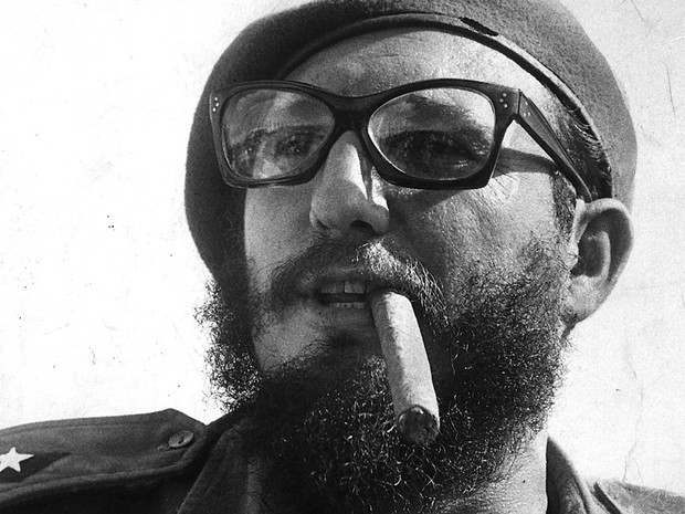 O líder cubano Fidel Castro em Havana, em 1960, quase um ano depois da revolução. (Foto: Tad Szulc/The New York Times)