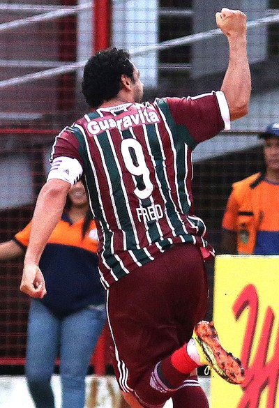 Fred comemora gol do Fluminense contra o Nova Iguaçu (Foto: Nelson Perez / Fluminense FC)