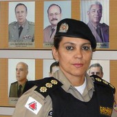 Mulher se torna 1ª comandante da PM (Raquel Freitas/G1) Mulher se torna 1ª comandante da PM (Raquel Freitas/G1)