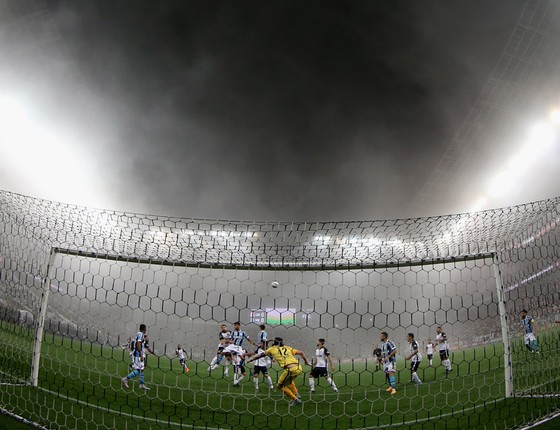 Arena Corinthians em jogo entre Corinthians e Grêmio pelo Campeonato Brasileiro de 2015 (Foto: Getty Images)