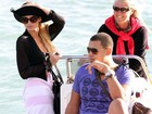 Paris Hilton anda de barco com novo namorado