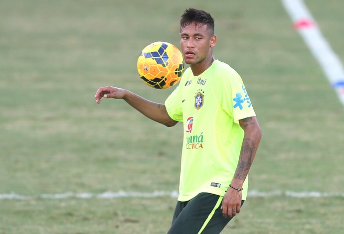 Neymar, Treino Brasil (Foto: Bruno Domingos / Mowa press)