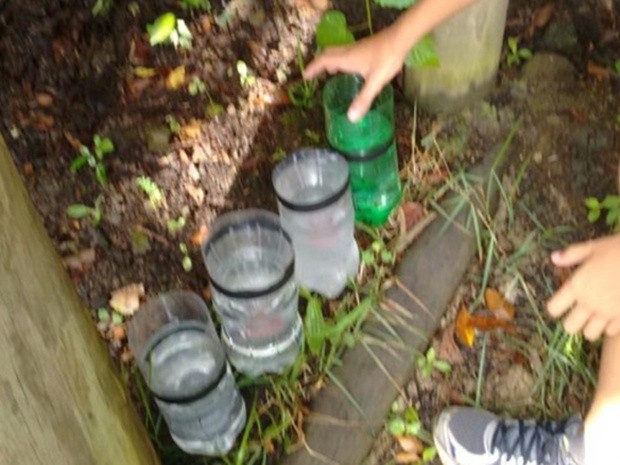 Armafilhas foram colocadas ao redor da escola em Itapetininga (Foto: Divulgação/Objetivo)