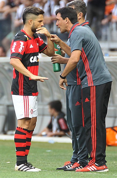 Zé Ricardo Diego Flamengo Atlético-MG (Foto: Gilvan de Souza/Flamengo)