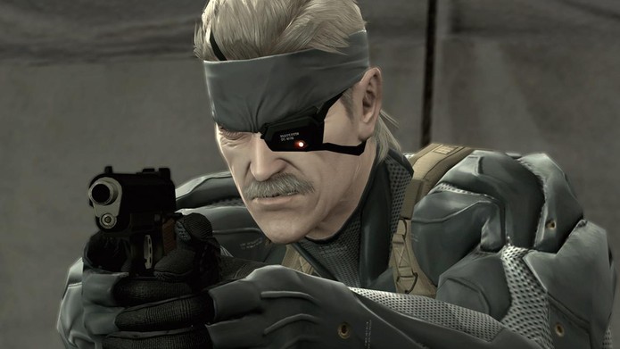 Metal Gear Solid 4 fez uso do Blu-ray por completo (Foto: Divulgação/Konami)