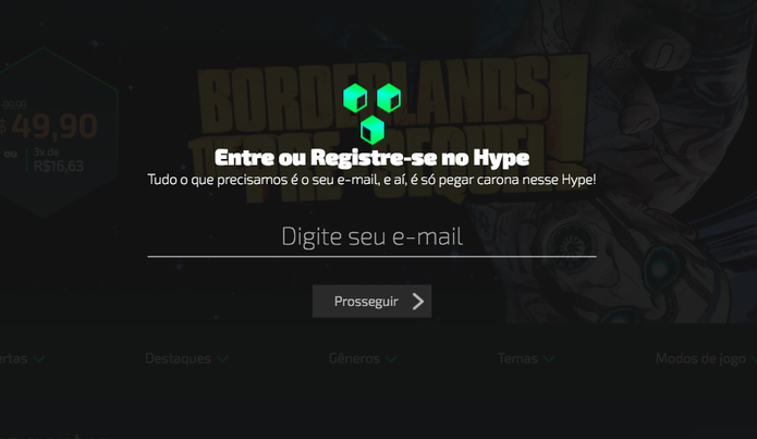 Como usar o Hype, nova loja brasileira de jogos online (Foto: Reprodução/Felipe Vinha)