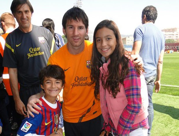 Diego filho Loco Messi Barcelona (Foto: Arquivo Pessoal)