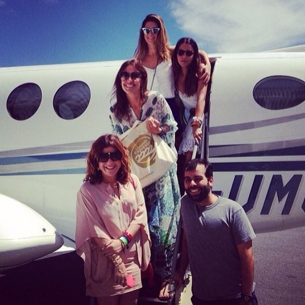 Fernanda Paes Leme chegando em Recife (Foto: Instagram/Reprodução)