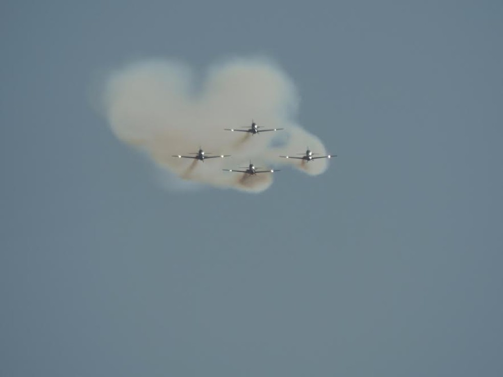 Show teve mais de 50 manobras no ar (Foto:  Diógenes Queiroz/Arquivo Pessoal)