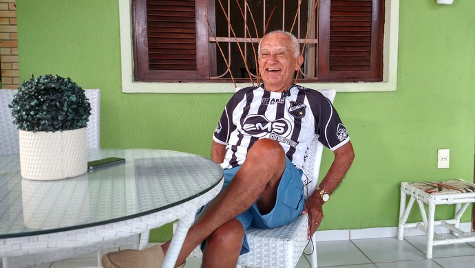 ABC 100 anos: Tidão - ex-jogador do ABC (Foto: Alexandre Filho/ GloboEsporte.com)