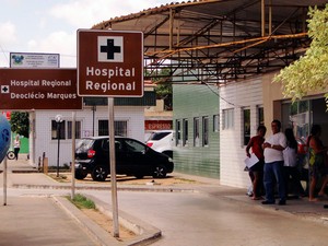 Hospital Regional Deoclécio Marques de Lucena, em Parnamirim, RN (Foto: Ricardo Araújo/G1)