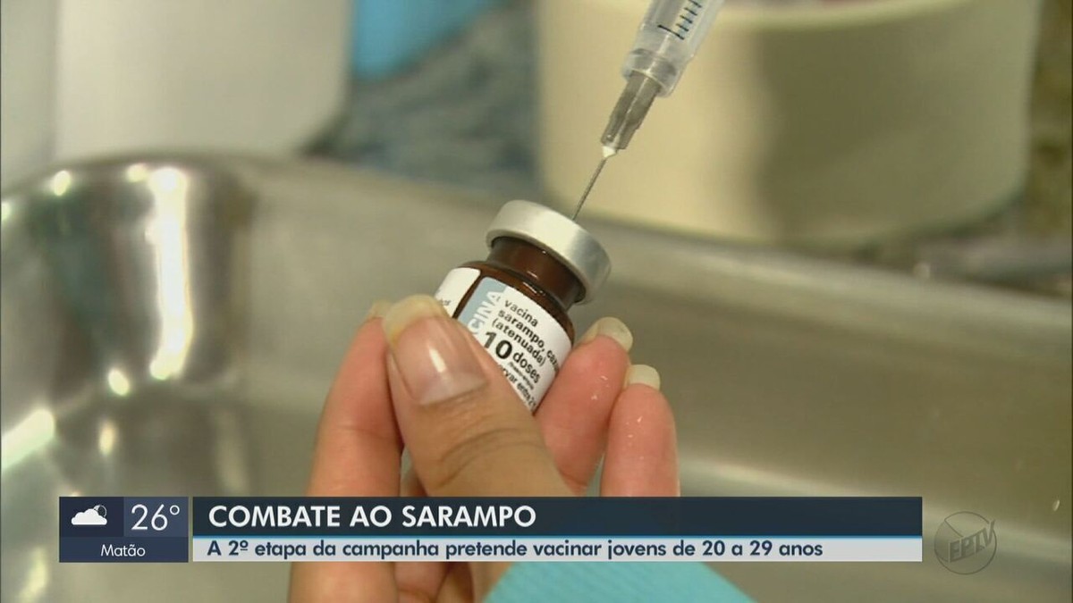 26 casos de sarampo São Carlos tem 4 5 mil doses de vacina em