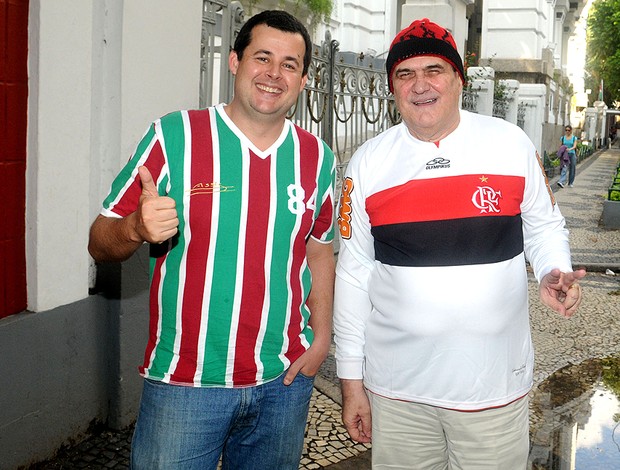 Netos dos jogadores do primeiro Fla x Flu (Foto: André Durão / Globoesporte.com)