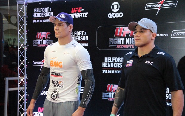 Cezar Mutante e Daniel Sarafian UFC MMA (Foto: Rodrigo Malinverni)