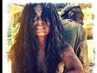 Juliana Paes posta foto caracterizada de Gabriela e toda suja