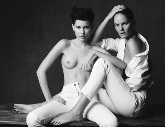 As belas Fernanda Beuker e Marcelle Bittar fazem bonito na campanha (Foto: Nicole Heineger)