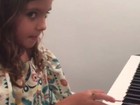 Preta Gil mostra vídeo da sobrinha tocando a marcha nupcial no piano