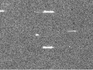  Objeto WT1190F, observado em 9 de outubro com telescópio da Universidade do Havaí (Foto:  B. Bolin, R. Jedicke, M. Micheli/ESA)