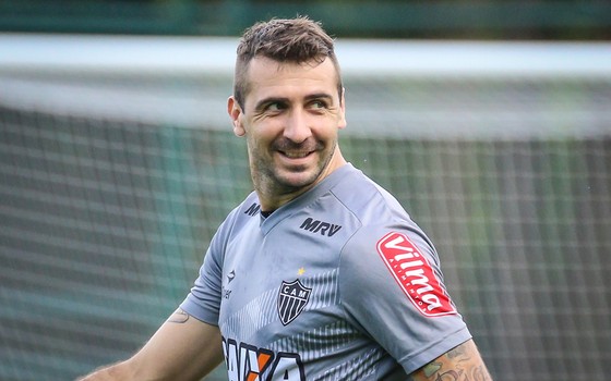 Lucas Pratto, ainda com a camisa do Atlético-MG (Foto: Bruno Cantini / Atlético-MG)