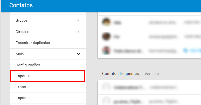 Acesse o menu de importação (Foto: Reprodução/Paulo Alves)