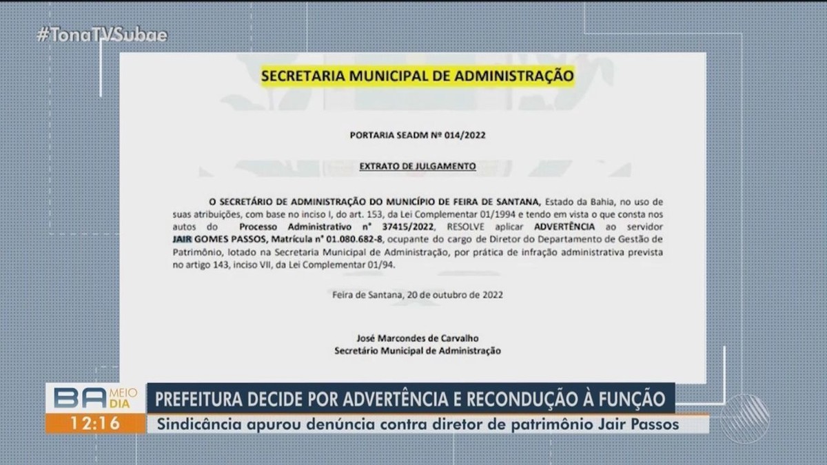 Ap S Den Ncia De Ass Dio Homem Reconduzido Ao Cargo De Diretor Em