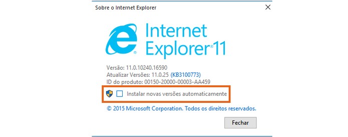 Ative a atualização automática no Internet Explorer (Foto: Reprodução/Barbara Mannara)