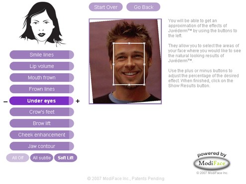 screenshot de The Juvéderm Revitalizer