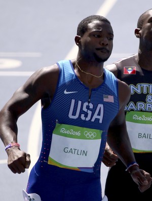 Justin Gatlin 100m (Foto: REUTERS/David Gray)