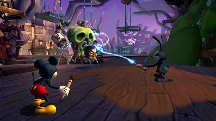 Epic Mickey é um pouco sombrio, mas traz viagem inesquecível pelos primórdios da animação (Foto: Reprodução / Rocketchainshaw)