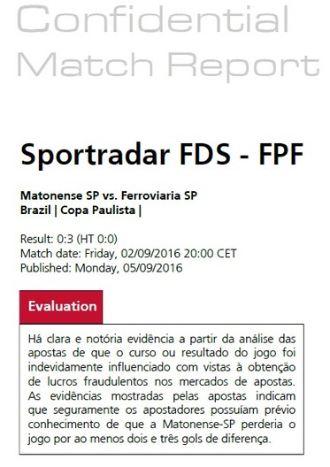 Relatório confidencial foi encaminhado à Polícia Civil (Foto: Reprodução)