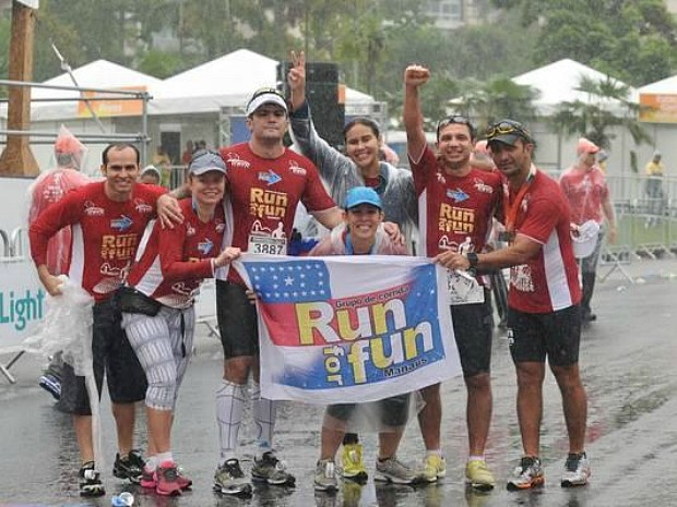 Grupo de corrida que se reúne doze vezes ao mês, em Manaus (Foto: Divulgação/RunforFun)