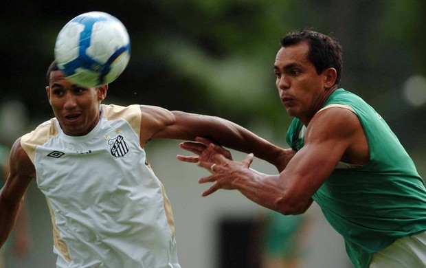Elivelton Giovanni Santos 2010 treino (Foto: Divulgação / Santos FC)